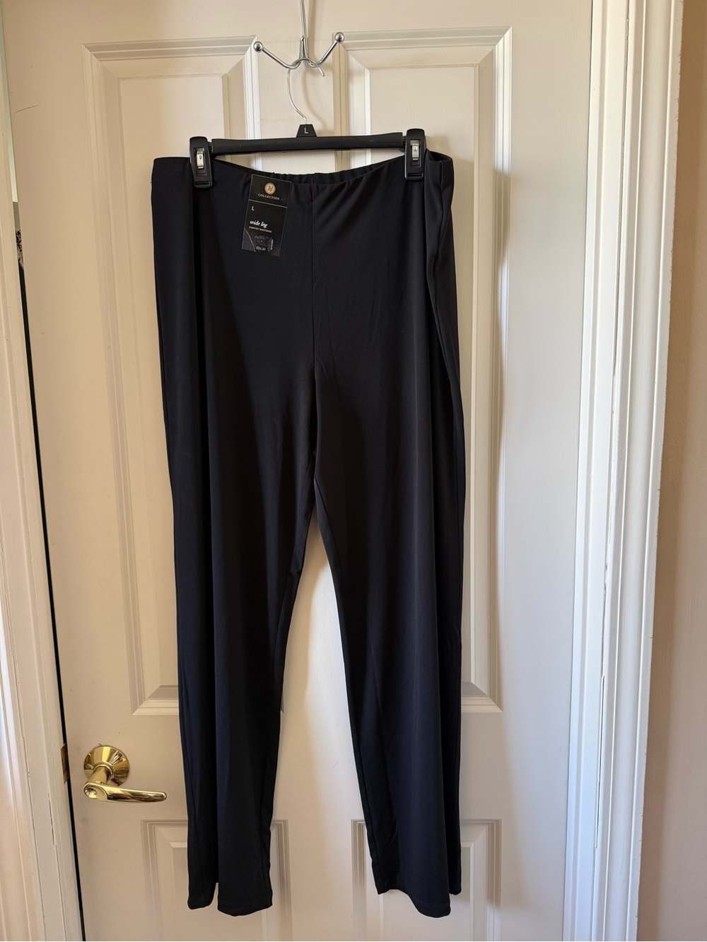 JM Collection Black Women Knit  Pants